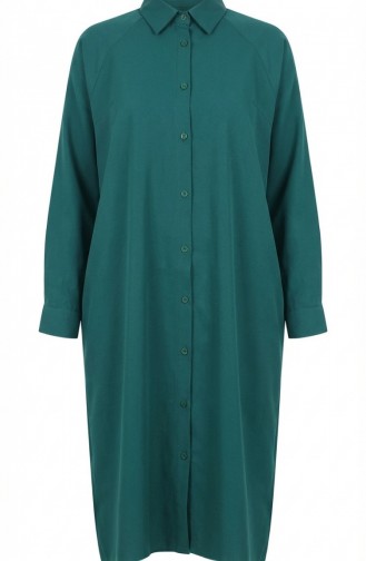 تونيك بأكمام راجلان 4066-05 أخضر زمردي 4066-05