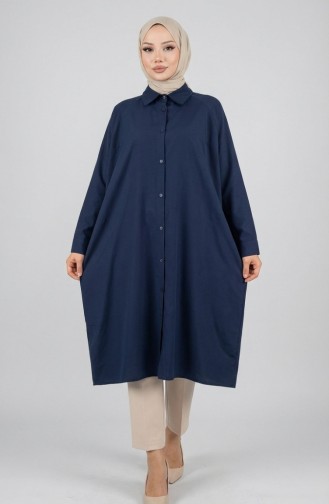 Raglan Sleeve Tunic 4066-07 Navy Blue 4066-07