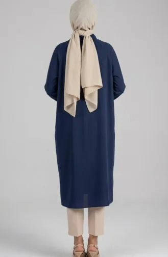 تونيك بأكمام راجلان 4066-07 أزرق داكن 4066-07