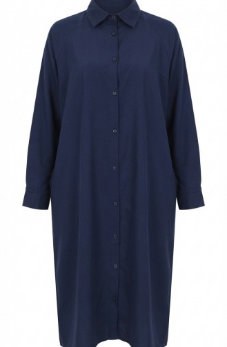 Raglan Sleeve Tunic 4066-07 Navy Blue 4066-07