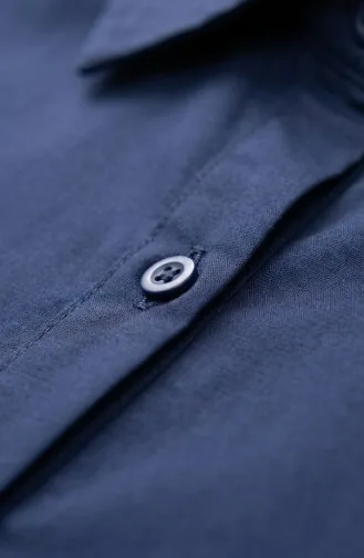 تونيك بأكمام راجلان 4066-07 أزرق داكن 4066-07