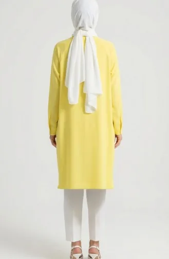 Reglan Kol Tunik 4066-10 Sarı