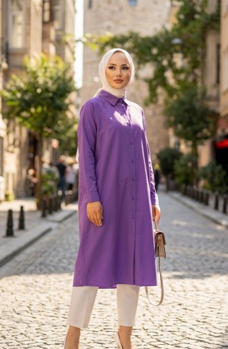 Tunique à Manches Raglan 4066-11 Lilas 4066-11