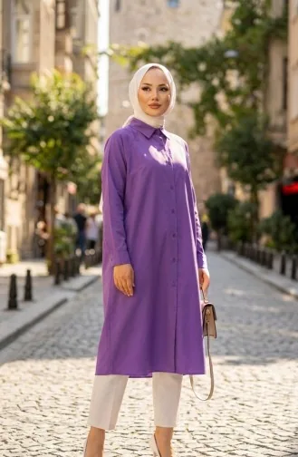 تونيك بأكمام راجلان 4066-11 أرجواني 4066-11