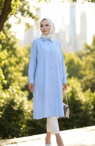 Raglanärmel Tunika 4066-12 Blau 4066-12