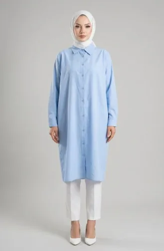 Raglanärmel Tunika 4066-12 Blau 4066-12