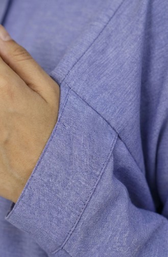 Raglan Sleeve Tunic 4066-14 Denim Blue 4066-14