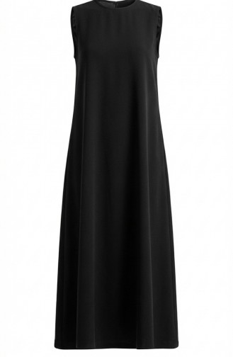 Ensemble Deux Pièces Veste Et Robe En Tissu Scuba 0233-03 Noir 0233-03