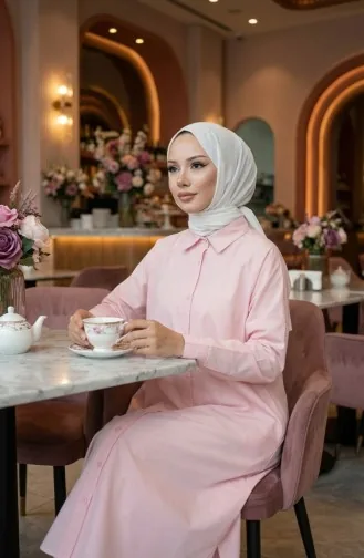 تونيك بأكمام راجلان 4066-06 سلمون 4066-06