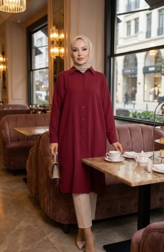 Raglanmouwen Tuniek 4066-09 Claret Red 4066-09