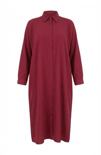 Tunique à Manches Raglan 4066-09 Rouge Bordeaux 4066-09