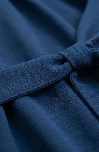 Tweedelige Set Van Tuniek En Broek Van Aerobin-stof 4141-03 Indigo 4141-03