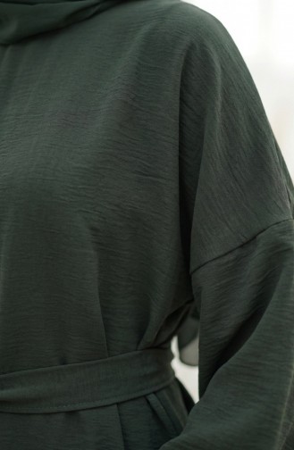 Tweedelige Set Van Tuniek En Broek Van Aerobin-stof 4141-06 Khaki 4141-06