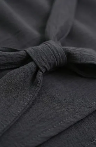 Tweedelige Set Van Tuniek En Broek Van Aerobin-stof 4141-07 Antraciet 4141-07