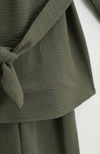 Tweedelige Set Van Tuniek En Broek Van Aerobin-stof 4141-09 Lichtgroen 4141-09