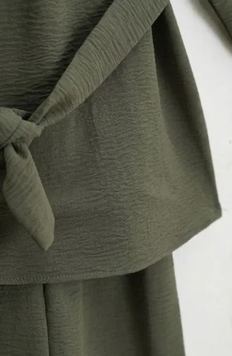 Tweedelige Set Van Tuniek En Broek Van Aerobin-stof 4141-09 Lichtgroen 4141-09