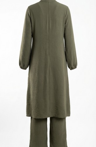 Aerobin Stoff-Tunika Und Hose Zweiteiliges Set 4142-03 Khaki 4142-03