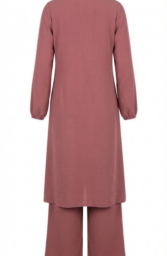 Tweedelige Set Van Tuniek En Broek Van Aerobin-stof 4142-05 Roze 4142-05