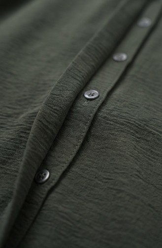 Aerobin Stoff-Tunika Und Hose Zweiteiliges Set 4142-06 Dunkelgrün 4142-06