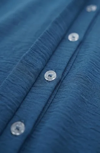 Aerobin Kumaş Tunik Pantolon İkili Takım 4142-07 İndigo