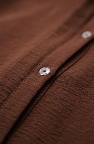 Aerobin Stoff-Tunika Und Hose Zweiteiliges Set 4142-10 Braun 4142-10