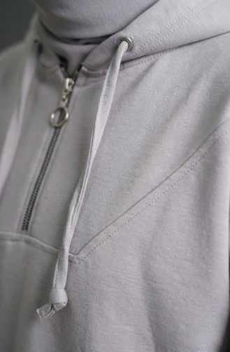 Oysho Stoffen Tweedelige Set Bestaande Uit Een Tuniek Met Capuchon En Een Broek (model 0236-05 Grijs) 0236-05