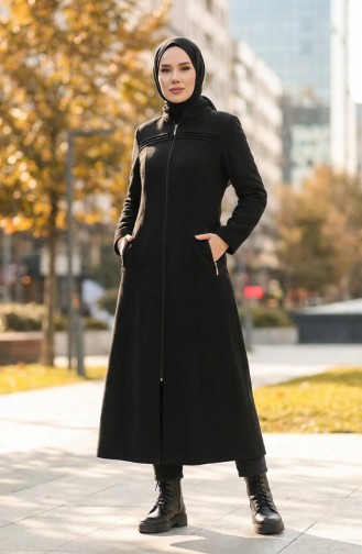 Black Lange Jas 612940-01