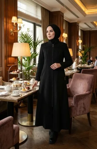 Schwarz Mantel 612940-01