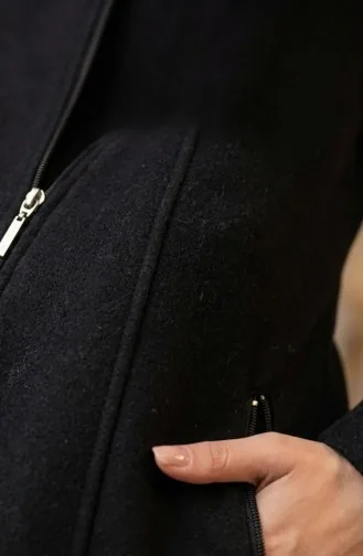 Schwarz Mantel 612940-01