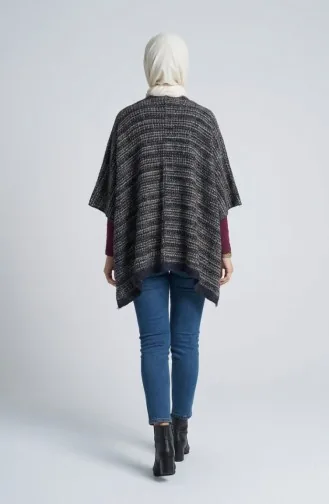 Omuz Şal 1079-01 Lacivert Sarı