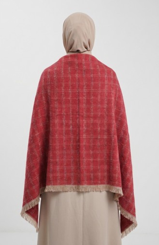 Schoudersjaal 1200-01 Bordeauxrood 1200-01