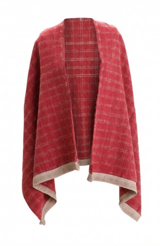 Schoudersjaal 1200-01 Bordeauxrood 1200-01