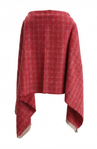 Schoudersjaal 1200-01 Bordeauxrood 1200-01