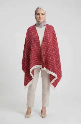 Omuz Şal 1201-01 Bordo