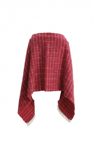 Schulterschal 1201-01 Burgunderrot 1201-01