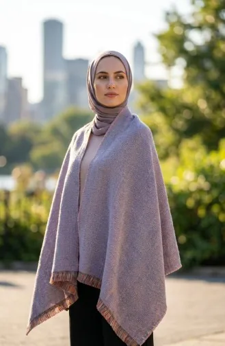 Omuz Şal 1205-01 Pudra