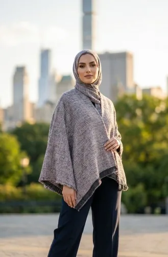 Schulterschal 1206-01 Grau 1206-01