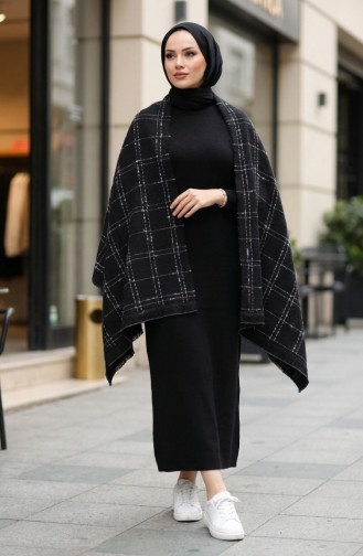 Châle D`épaule 1207-01 Noir 1207-01