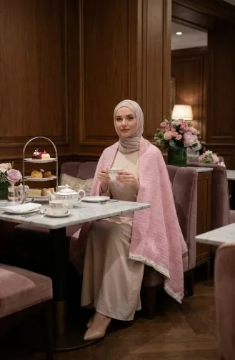 Schulterschal 1208-01 Rosa 1208-01