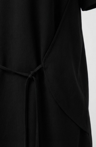 Zweiteiliges Set Aus Tunika Und Hose Mit Sternenapplikation 2209-02 Schwarz 2209-02