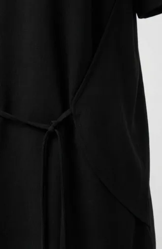 Zweiteiliges Set Aus Tunika Und Hose Mit Sternenapplikation 2209-02 Schwarz 2209-02