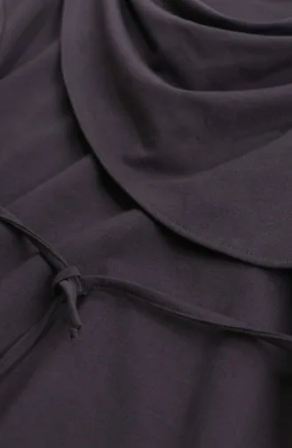 Zweiteiliges Set Aus Tunika Und Hose Mit Sternenapplikation Drapiert 2209-03 Grau 2209-03