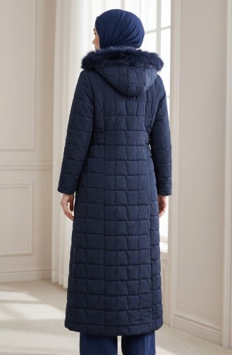 Plus Size Hooded Nova Jacket 6320-02 Navy Blue 6320-02