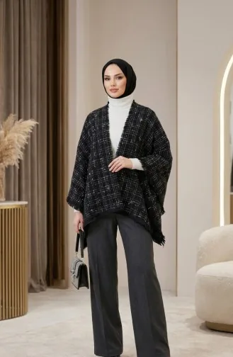 Schulterschal 1209-01 Schwarz 1209-01