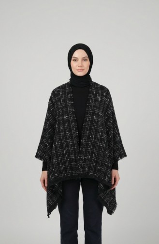 Schulterschal 1209-01 Schwarz 1209-01