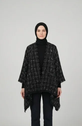 Schulterschal 1209-01 Schwarz 1209-01
