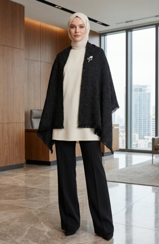 Châle D`épaule 1210-01 Noir 1210-01