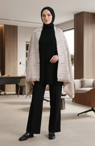 Schulterschal 1211-01 Nerz 1211-01