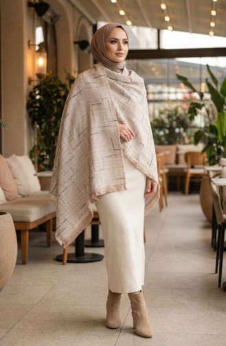 Schulterschal 1211-01 Nerz 1211-01