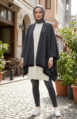 Schulterschal 1213-01 Schwarz 1213-01